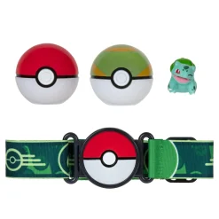 Pokemon Clip N Go Poke Ball Belt Set - Poke Ball & Nest Ball With Bulbasaur #2 Shop