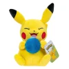 Pokemon 20cm Spring Plush Pikachu Holding Oran Berry Sale