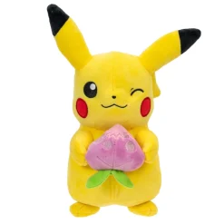Pokemon 20cm Spring Plush Pikachu Holding Pecha Berry Best Sale