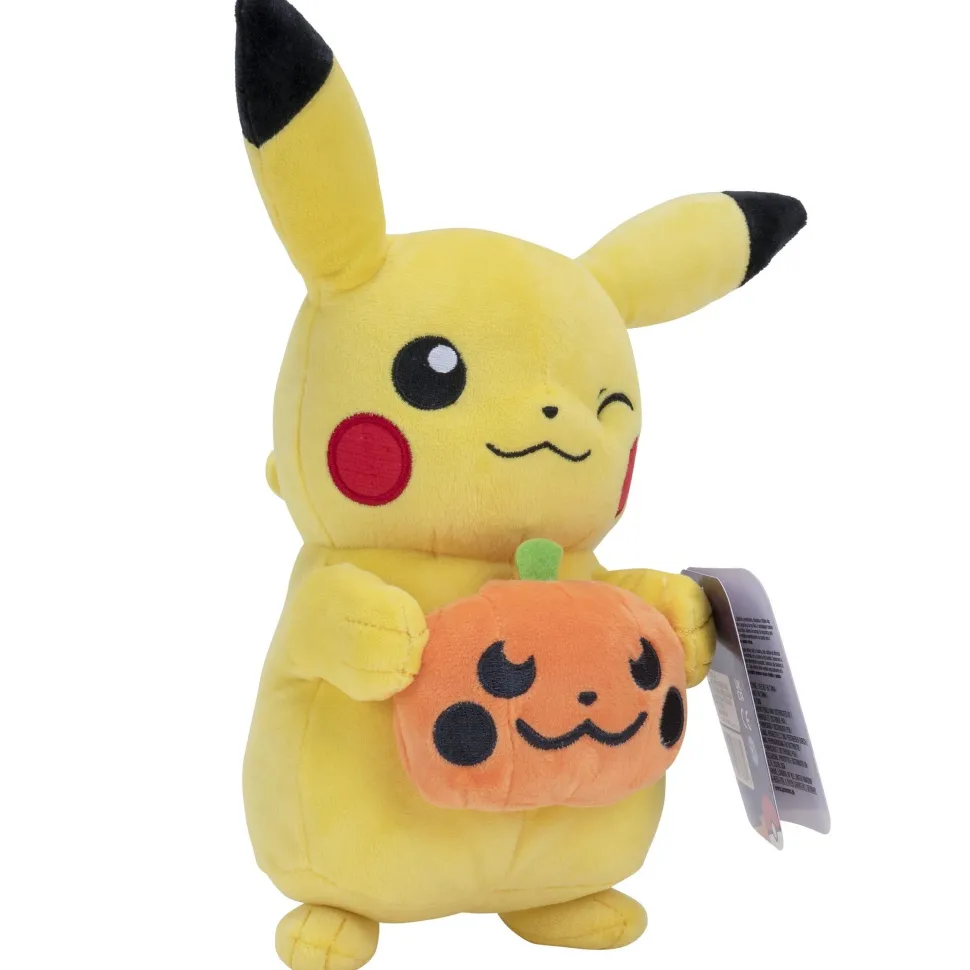 Pokemon Halloween 20cm Plush Pikachu Holding A Pumpkin Outlet