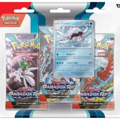 Pokemon TCG Scarlet & Violet 4 Paradox Rift Three Booster Blister Hot