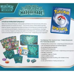 Pokemon TCG Scarlet & Violet 6 Twilight Masquerade Elite Trainer Box Cheap