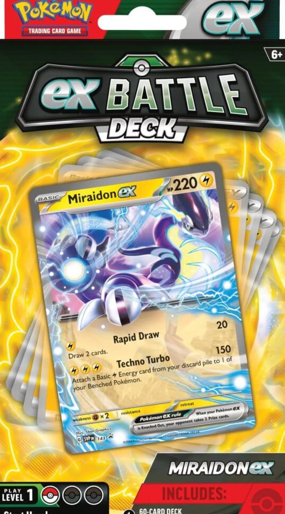 Pokemon Pokémon TCG Victini & Miraidon Ex Battle Deck Clearance