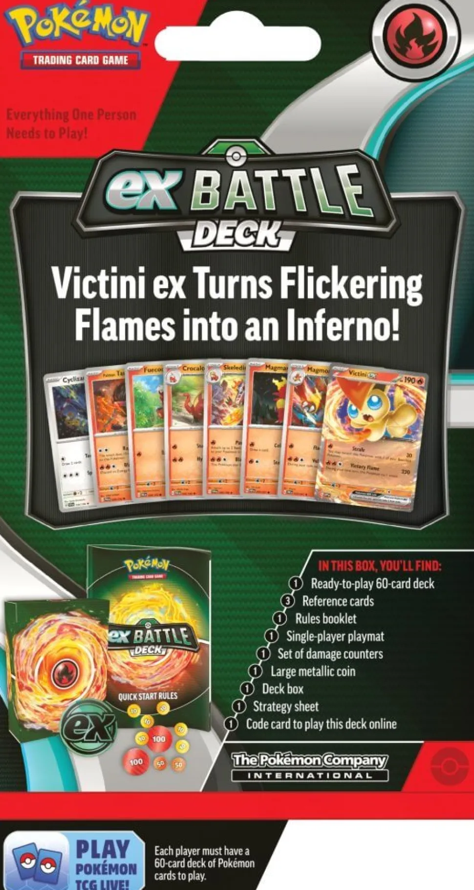 Pokemon Pokémon TCG Victini & Miraidon Ex Battle Deck Clearance