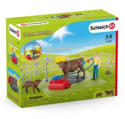 Schleich Farm World Happy Cow Wash Set Store
