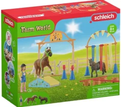 Schleich Farm World Pony Agility Training Set Fashion
