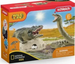 Schleich Wild Life National Geographic Kids Danger In The Swamp Cheap