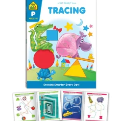 School Zone Get Ready Tracing Workbook Discount