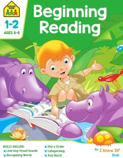 School Zone I Know It Beginning Reading Workbook Hot