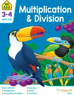 School Zone I Know It Multiplication & Division Workbook Cheap