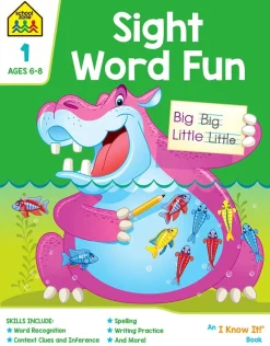 School Zone I Know It Sight Word Fun Workbook New