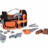 Smoby Black & Decker 21 Piece Fabric Tool Case Cheap