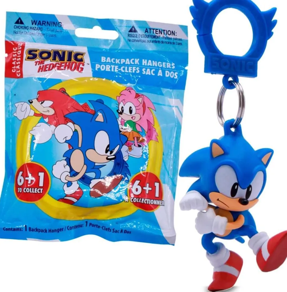Sonic The Hedgehog Sonic Backpack Hangers S4 Sale