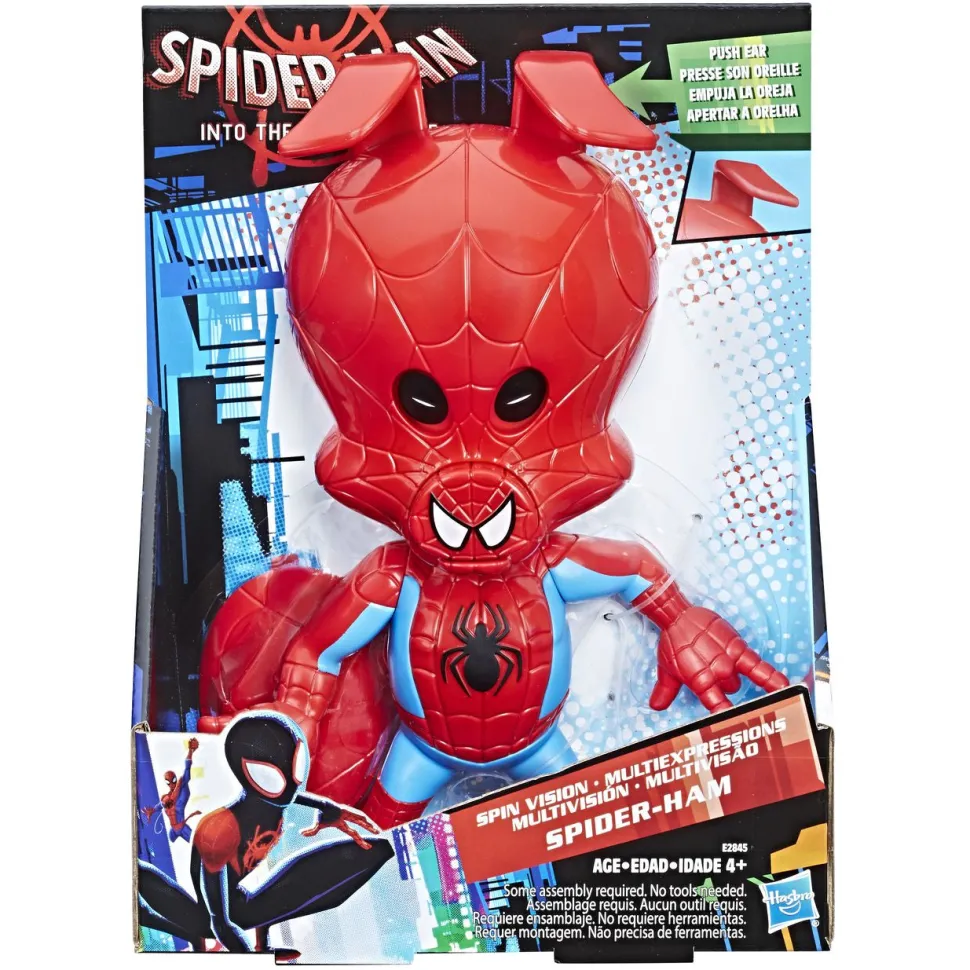 Spider-Man Movie Spin Vision Spider-Ham Figure New