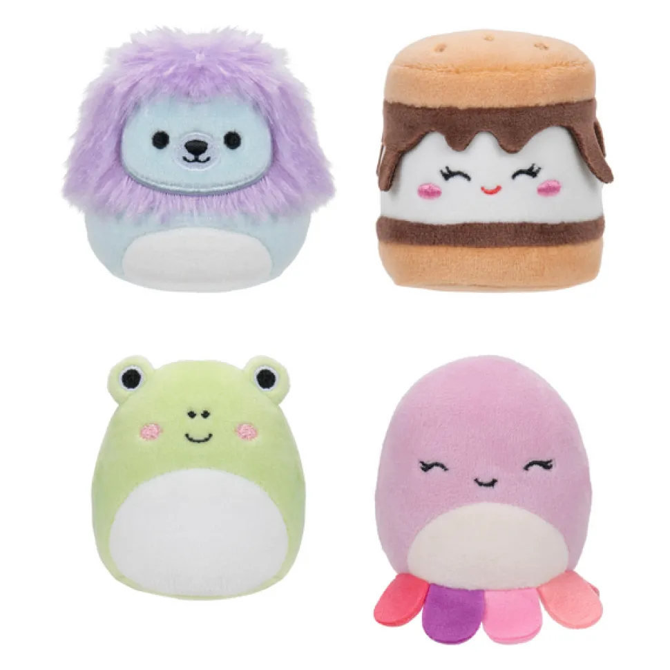 Squishmallows Squishmallow Micromallow 2.5 Inch 4 Plush Pack Best