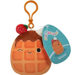 Squishmallows 3.5 Inch Plush Clip-On Weaver The Waffle Cheap