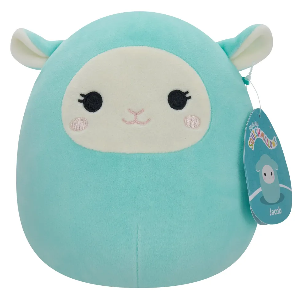 Squishmallows 7.5 Inch Plush S14 Jacob Aqua Blue Lamb Shop
