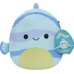 Squishmallows 7.5 Inch Plush S16 Leland Blue Fish Fashion