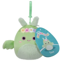 Squishmallows 3.5 Inch Plush Clip-On Tove The Mint Green Mothman Hot