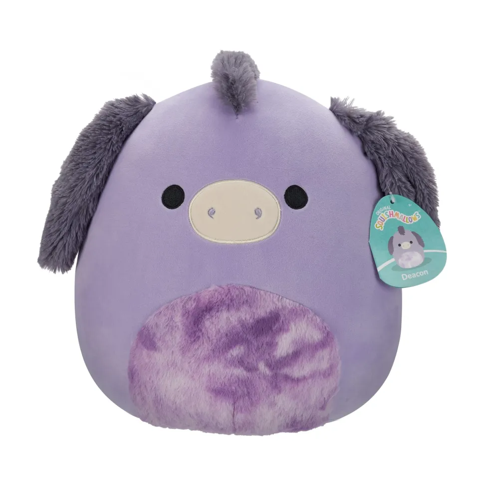 Squishmallows 12 Inch Plush Deacon The Purple Donkey Discount