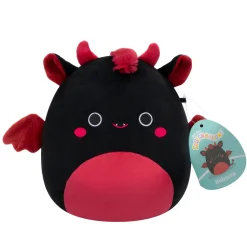 Squishmallows 7.5 Inch Plush S20 Rebecca Black And Maroon Jersey Devil Fashion