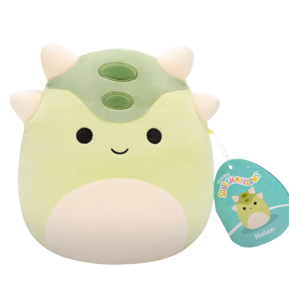 Squishmallows 7.5 Inch Plush S20 Nolan Muted Green Armored Dino Hot