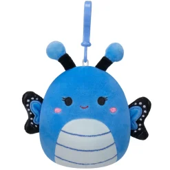 Squishmallows 3.5 Inch Plush Clip-On S20 Waverly Blue Butterfly Sale