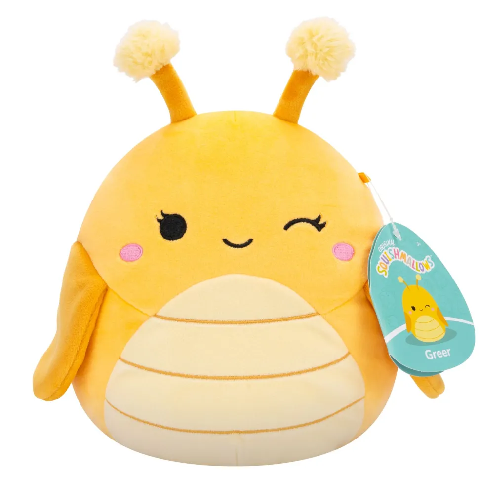 Squishmallows 7.5 Inch Plush S20 Greer Winking Yellow Grasshopper Flash Sale