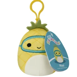 Squishmallows 3.5 Inch Plush S15 Clip-On Maui Pineapple With Scuba Mask Store