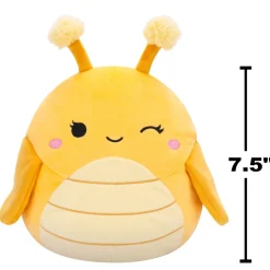Squishmallows 7.5 Inch Plush S20 Greer Winking Yellow Grasshopper Flash Sale