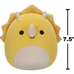 Squishmallows 7.5 Inch Plush Lancaster The Yellow Triceratops Hot