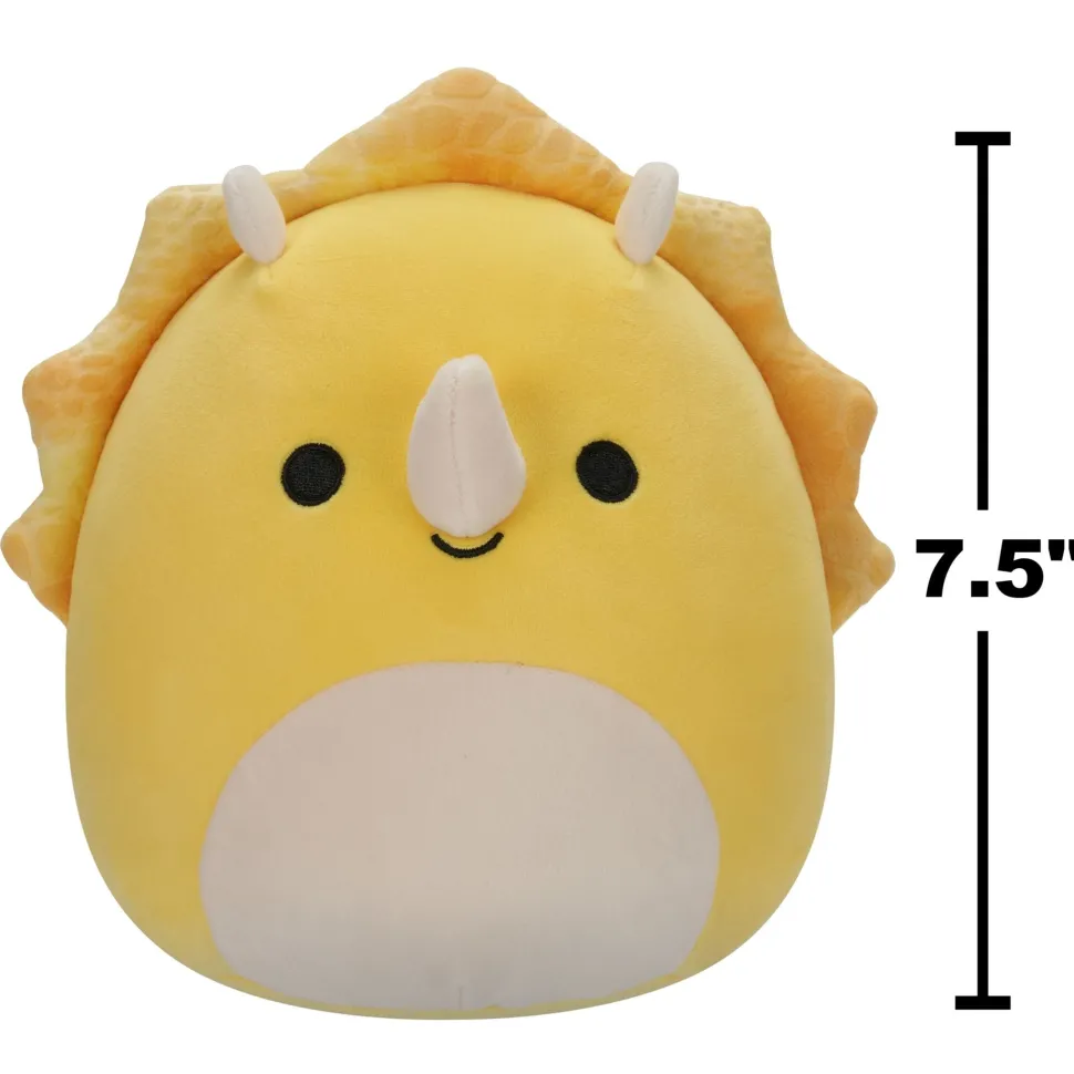 Squishmallows 7.5 Inch Plush Lancaster The Yellow Triceratops Hot