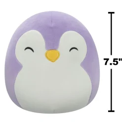 Squishmallows 7.5 Inch Plush Elle The Purple Penguin Online
