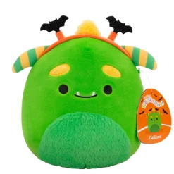 Squishmallows Season Halloween 7.5 Inch Plush Callum Green Monster With Bat Headband Fashion
