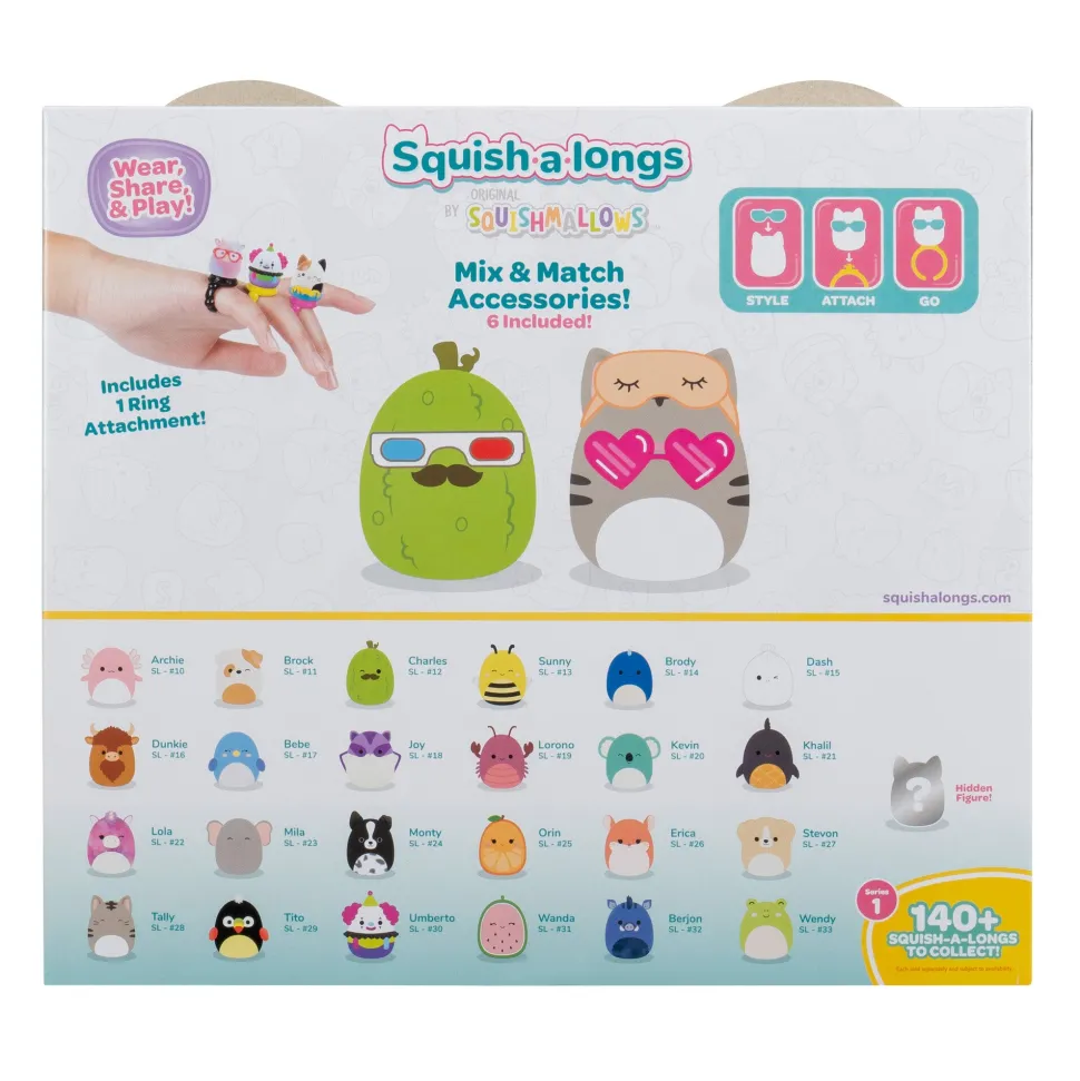 Squishmallows Squishalongs 25 Pack Clearance