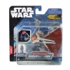 Star Wars 3 Inch Vehicle & Figure Micro Galaxy Squadron 0011 Asajj Ventress's Ginivex Starfighter Clearance