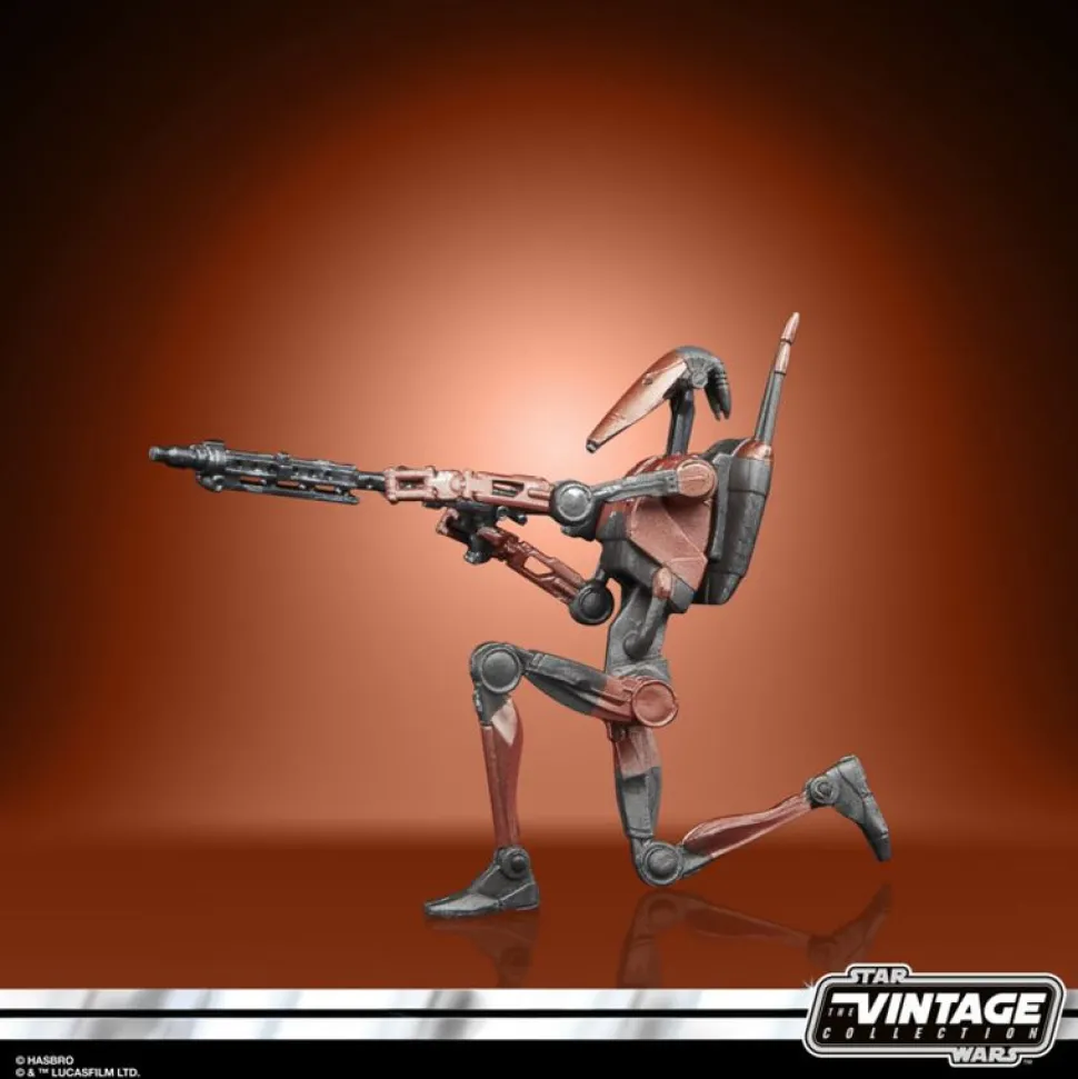 Star Wars 3.75 Inch(9cm) Vintage Figure Heavy Battle Droid Store