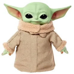Star Wars The Mandalorian Squeeze & Blink Grogu Plush New