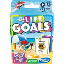 Hasbro Gaming The Game Of Life Goals Card Game Cheap