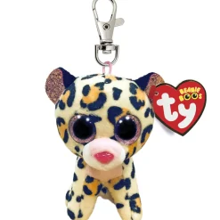 Ty Beanies Ty Beanie Boo Clip - Livvie Brown & Pink Leopard Best Sale
