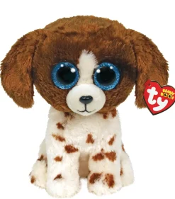 Ty Beanies Ty Beanie Boo Regular - Muddles Brown & White Dog Best Sale