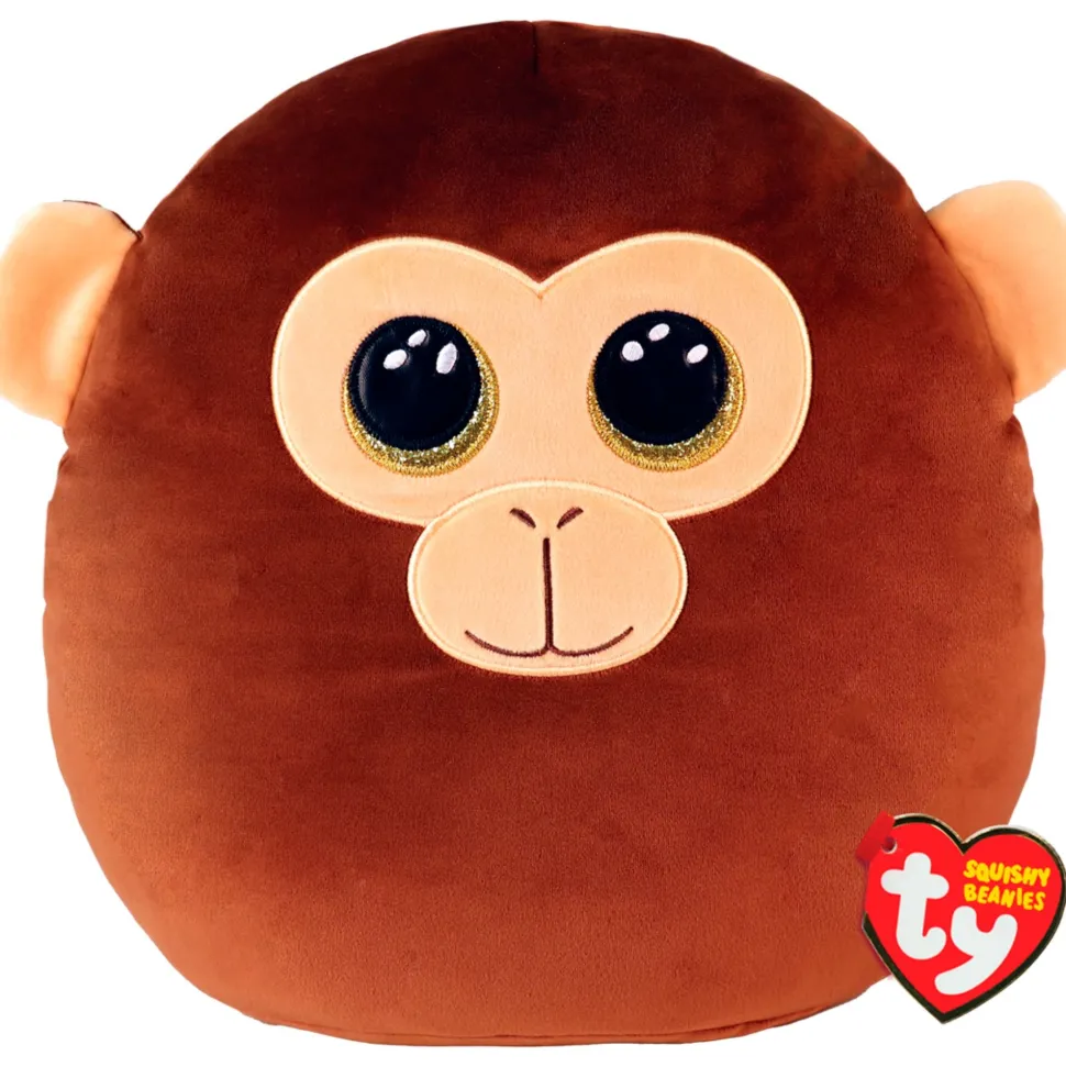 Ty Beanies Ty Squishy Beanies 25cm - Dunston Brown Monkey New