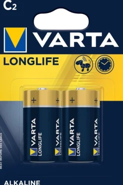 Varta Alkaline Longlife C 2 Pack Discount
