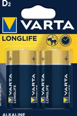 Varta Alkaline Longlife D 2 Pack Cheap