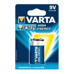Varta High Energy 9V Battery 1 Pack Hot