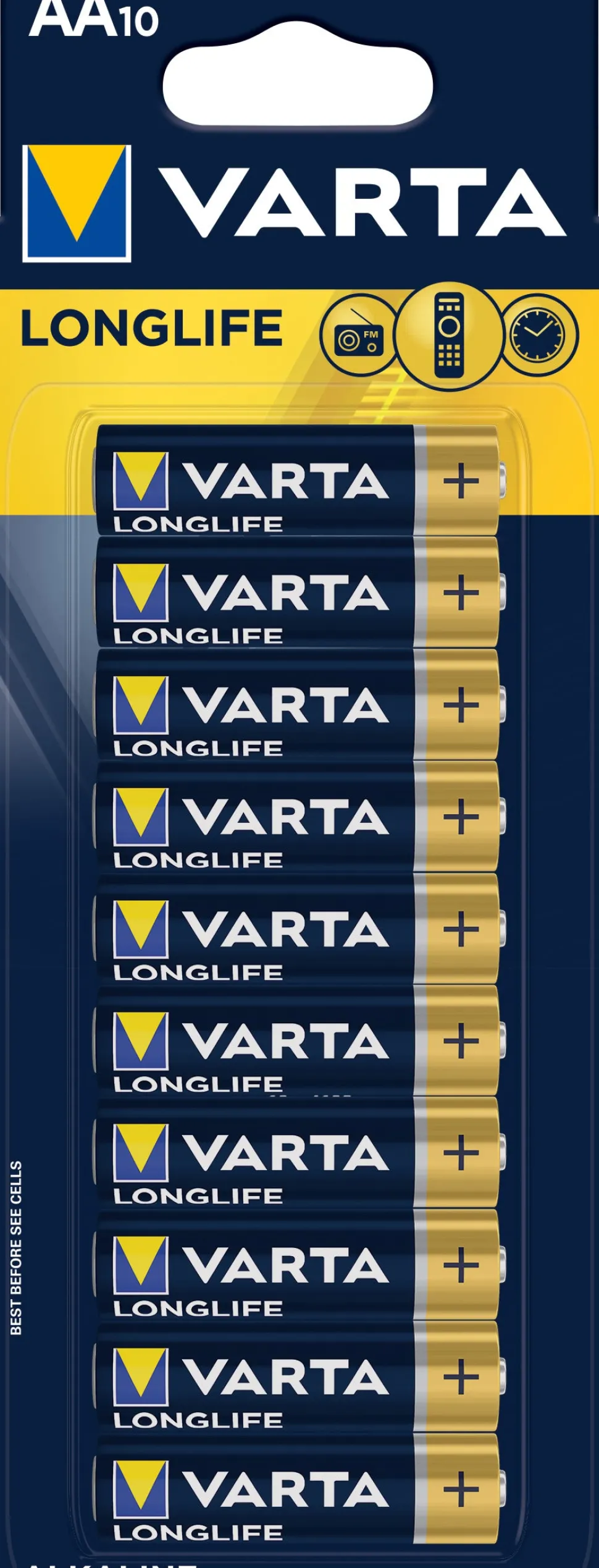 Varta Longlife AA Battery 10 Pack Best Sale