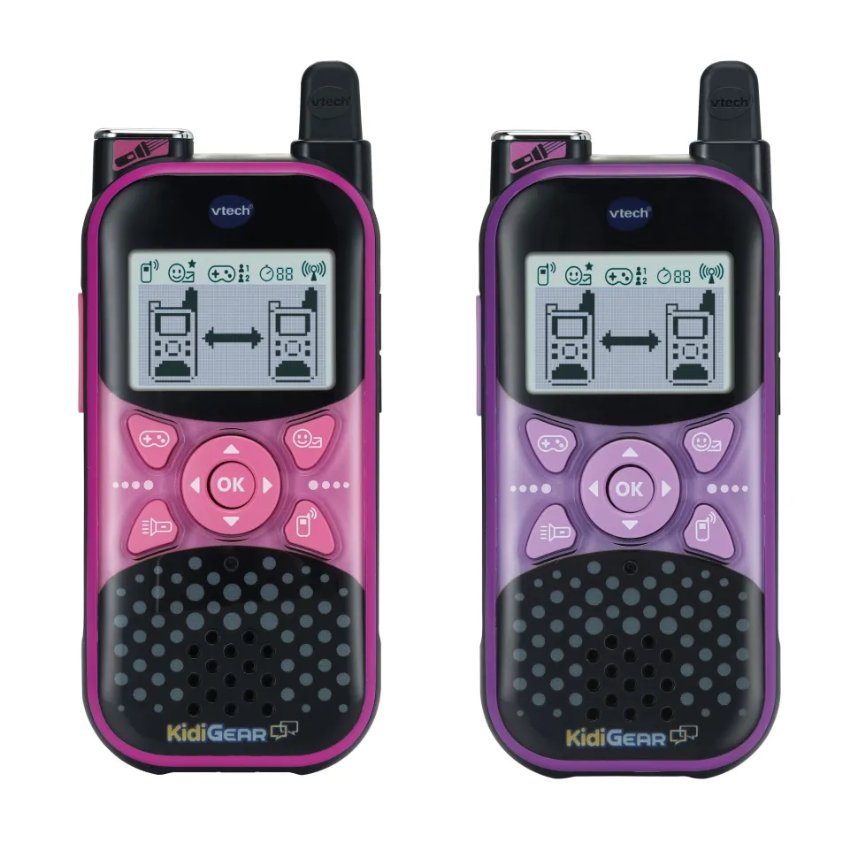 VTech Kidigear Walkie Talkies Purple/Pink Flash Sale