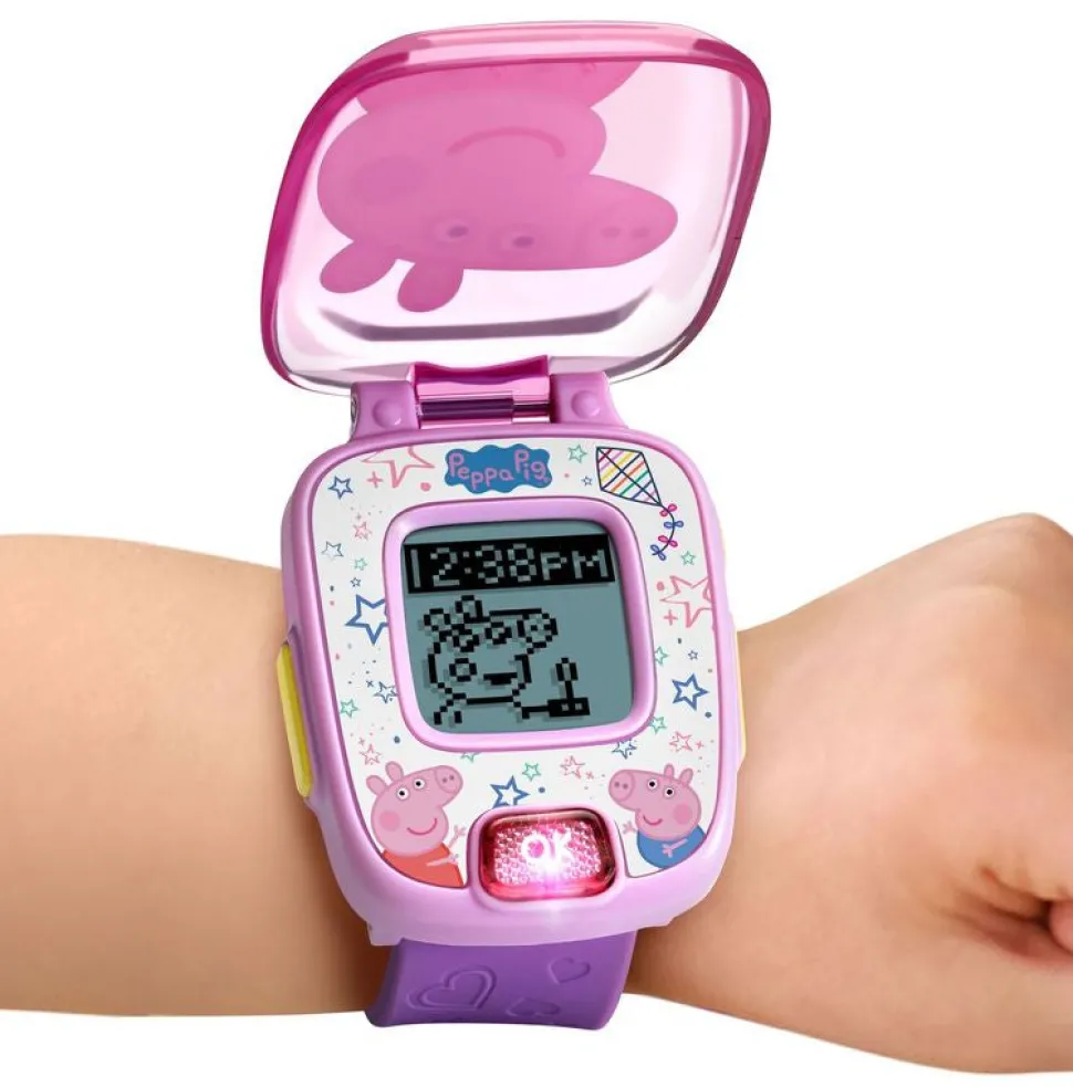 VTech Peppa Pig Learning Watch Purple New