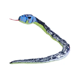 Wild Republic Sequin Blue Camo Snake 54 Inch Flash Sale