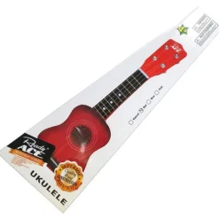 Toyworld NZ Wooden Ukulele Red Cheap